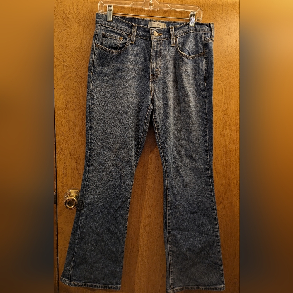 Levi Bootcut 515 Whitewashed Jeans